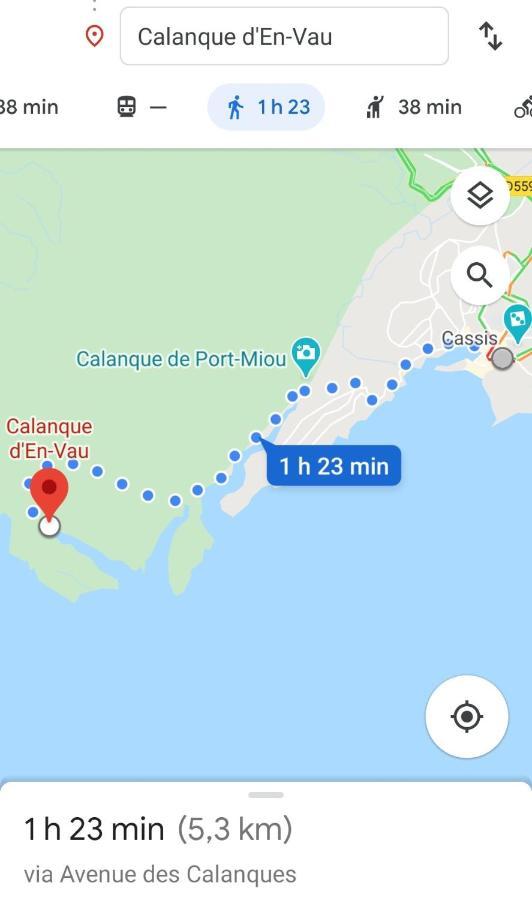 Appartement Au Coeur De Cassis Vue Sur Le Parc Ngoại thất bức ảnh